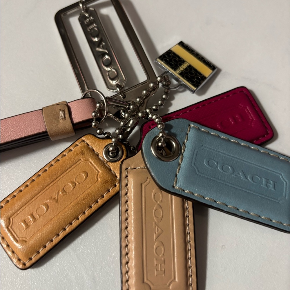 Coach Multicolor Leather tag’s